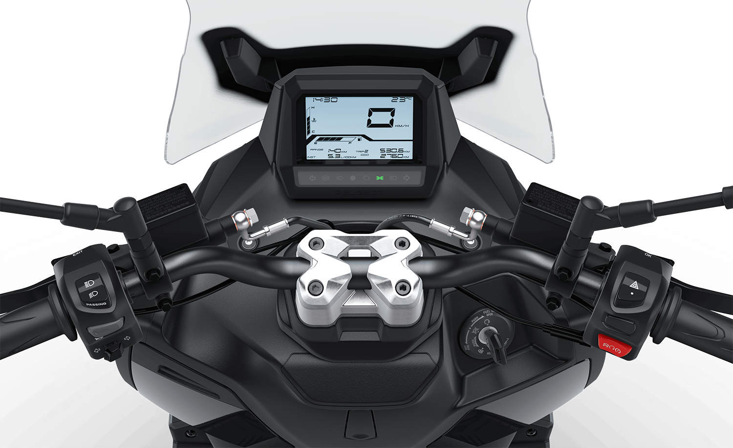 PEUGEOT PULSION EVO URBAN _ Luxus Grey cockpit view